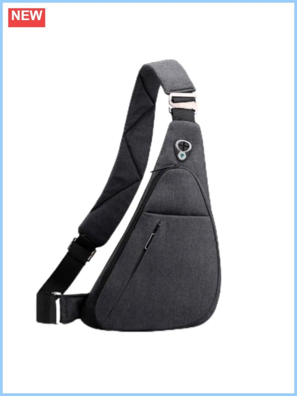 RFID Blocking Sling Bag Anti-Theft Crossbody Travel Purse Polyester